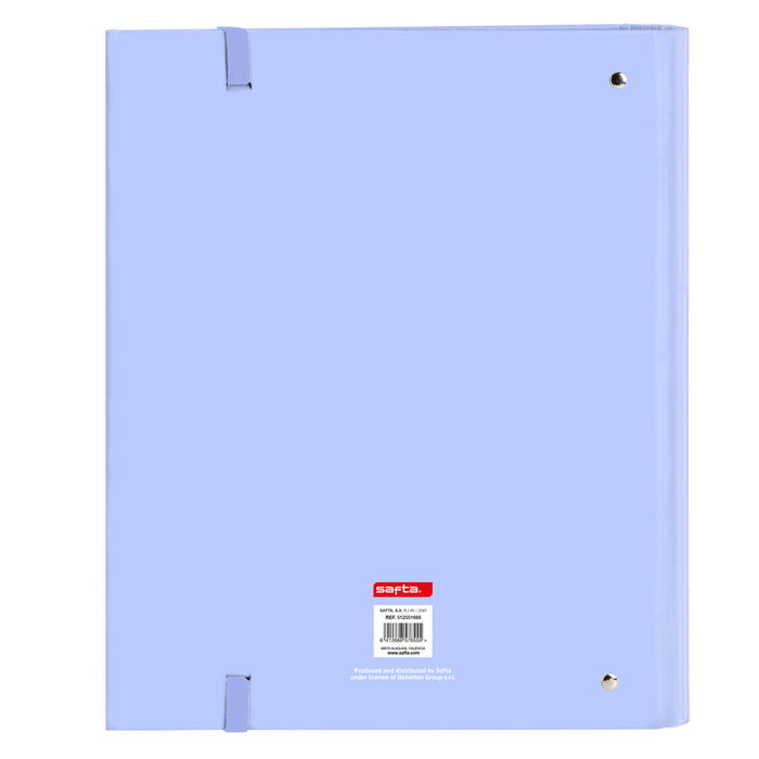 Reliure à anneaux Benetton Lila Lila 27 x 32 x 3.5 cm