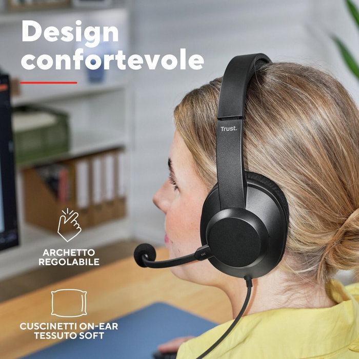 Casque Trust 25462 Noir Casque Trust 25462 Noir
