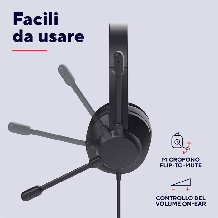 Casque Trust 25462 Noir Casque Trust 25462 Noir