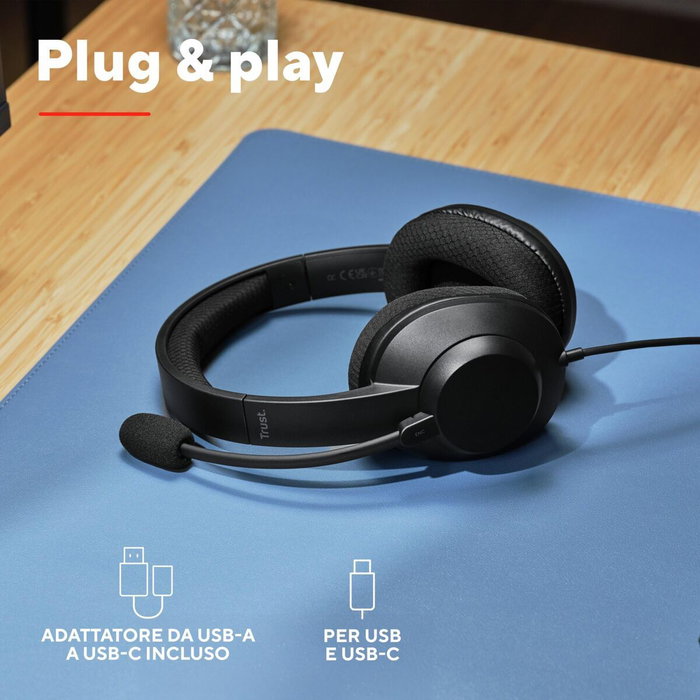 Casque Trust 25462 Noir