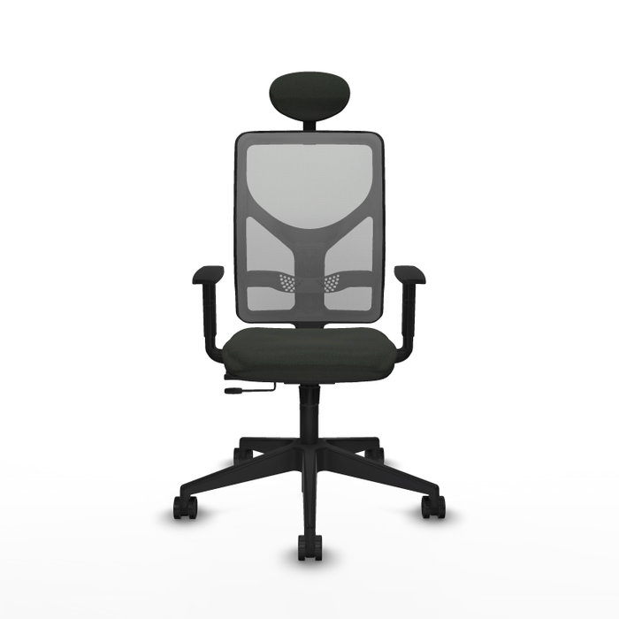 Piqueras Y Crespo Motilla - Chaise de bureau ergonomique Sincro/Traslack, Noir/Gris