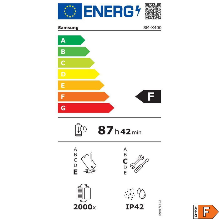 Tablette Samsung SM-X400NZAREUB 10,9" 6 GB RAM 128 GB Gris