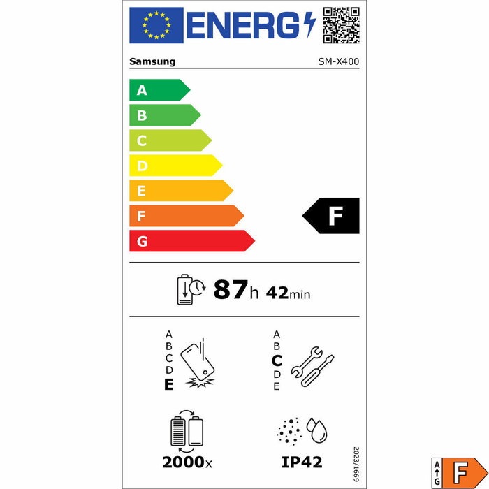 Tablette Samsung SM-X400NZAREUB 10,9" 6 GB RAM 128 GB Gris