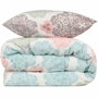 BigBuy Home Parure de couette Turquoise King Size 3 pièces