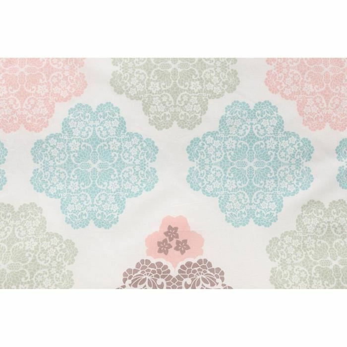 BigBuy Home Parure de couette Turquoise King Size 3 pièces