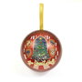 THE CARAT SHOP Ornement et Porte-Clés de Noël Harry Potter - Chapeau Tripeur Doré et Boule à Neige Maisons de Poudlard 8.5 cm