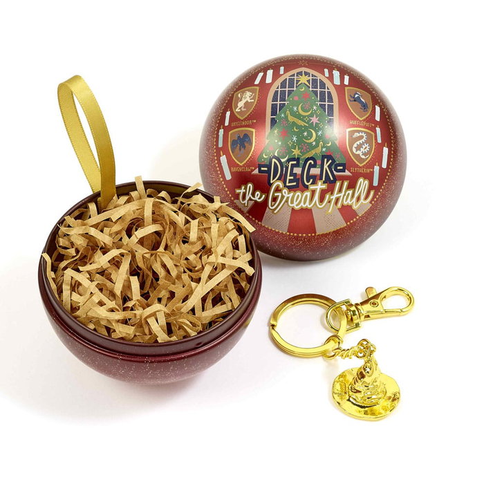 THE CARAT SHOP Llavero Sombrero Seleccionador + Bola de Navidad Harry Potter