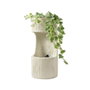 Lumineo Fontaine cylindrique avec jardinière intérieur extérieur IP44 couleurs assorties Ø16 x 35 cm