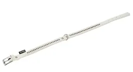 Karlie Collier Art Leather Plus Blanc 14mm 32cm