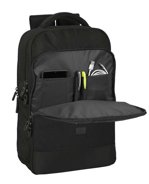Safta Mochila Portatil Sac à dos Ordinateur Portable 15.6" + Tablet + USB Real Madrid Premium 29 x 44 x 15 cm Noir Safta Mochila Portatil Sac à dos Ordinateur Portable 15.6" + Tablet + USB Real Madrid Premium 29 x 44 x 15 cm Noir