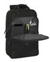 Safta Mochila Portatil Sac à dos Ordinateur Portable 15.6" + Tablet + USB Real Madrid Premium 29 x 44 x 15 cm Noir
