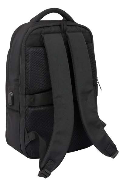 Safta Mochila Portatil Sac à dos Ordinateur Portable 15.6" + Tablet + USB Real Madrid Premium 29 x 44 x 15 cm Noir Safta Mochila Portatil Sac à dos Ordinateur Portable 15.6" + Tablet + USB Real Madrid Premium 29 x 44 x 15 cm Noir