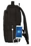 Safta Mochila Portatil Sac à dos Ordinateur Portable 15.6" + Tablet + USB Real Madrid Premium 29 x 44 x 15 cm Noir