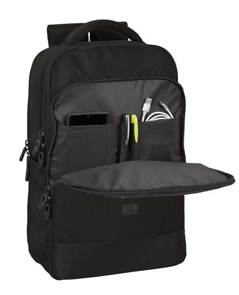 Safta Mochila Portatil Sac à dos Ordinateur Portable 15.6" + Tablet + USB Real Madrid Premium 29 x 44 x 15 cm Noir Safta Mochila Portatil Sac à dos Ordinateur Portable 15.6" + Tablet + USB Real Madrid Premium 29 x 44 x 15 cm Noir
