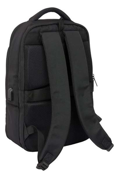 Safta Mochila Portatil Sac à dos Ordinateur Portable 15.6" + Tablet + USB Real Madrid Premium 29 x 44 x 15 cm Noir Safta Mochila Portatil Sac à dos Ordinateur Portable 15.6" + Tablet + USB Real Madrid Premium 29 x 44 x 15 cm Noir
