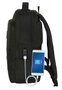 Safta Mochila Portatil Sac à dos Ordinateur Portable 15.6" + Tablet + USB Real Madrid Premium 29 x 44 x 15 cm Noir