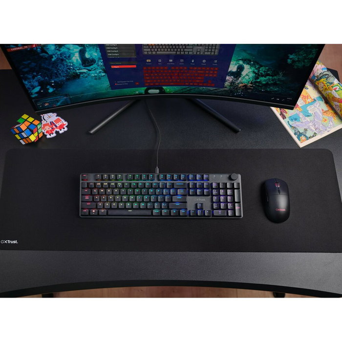 Trust GXT 866 TORIX Clavier mécanique Noir QWERTY US Trust GXT 866 TORIX Clavier mécanique Noir QWERTY US