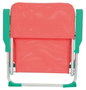 JugaToys Chaise de plage en aluminium corail avec poignée de transport