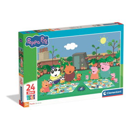 CLEMENTONI Puzzle maxi Peppa Pig 24 pièces