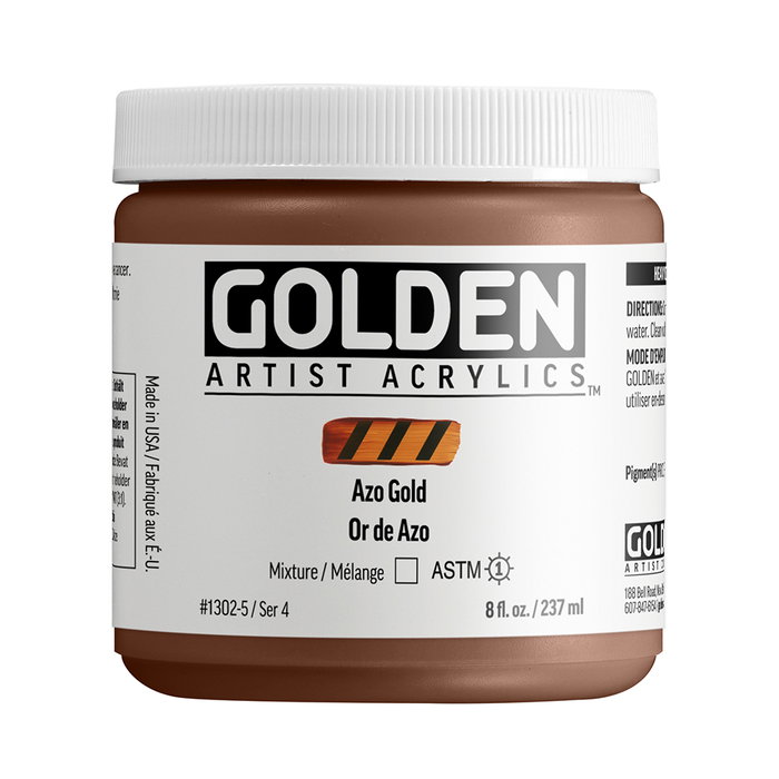 Golden Couleurs Acryliques Heavy Body Azo Or 237 ml Golden Couleurs Acryliques Heavy Body Azo Or 237 ml
