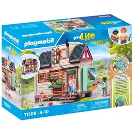 Playmobil 71509 Tiny House La Petite Maison - Ma Maison my Life - Jouet avec Plus de 80% de Matériaux Recyclés ou Biosourcés - Dès 4 Ans
