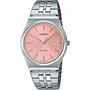 Casio MTP-B145D Montre Homme Quartz Analogique Cadran Rose Doré avec Date, Verre Minéral, Bracelet Acier Inoxydable, Étanche 5 Bars