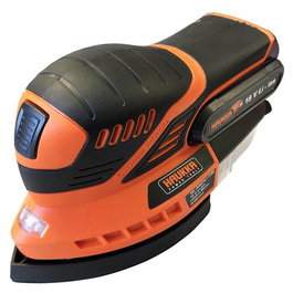 Haukka Ponceuse souris 18V Li-Ion 2.0Ah avec 3 abrasifs 140x100 mm