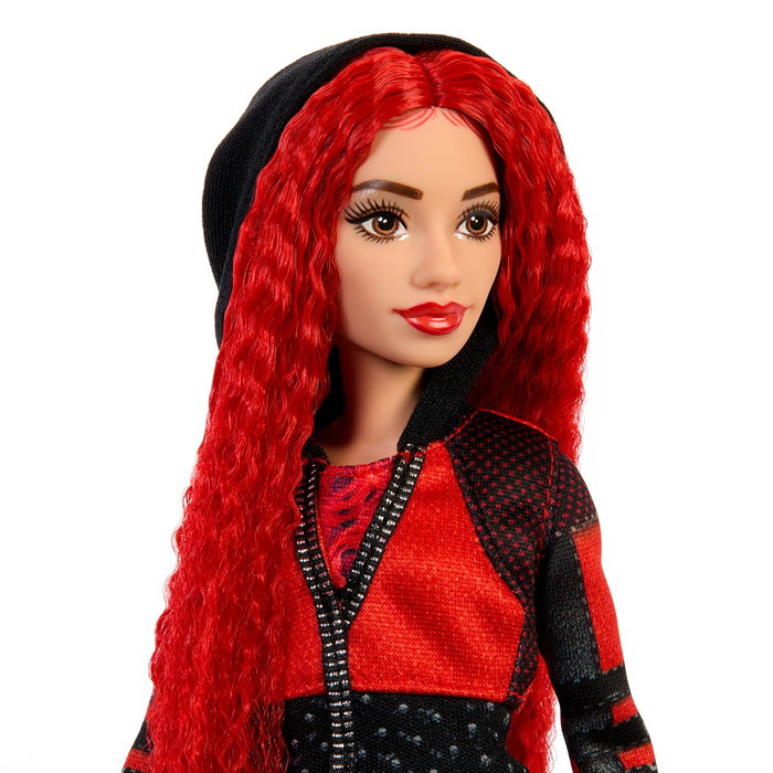 MATTEL Disney Descendants Poupée Chanteuse Red Hwt96 - Langues: Anglais, Français, Allemand, Italien, Portugais, Espagnol - Inspirée du film Descendants 4 - À partir de 4 ans MATTEL Disney Descendants Poupée Chanteuse Red Hwt96 - Langues: Anglais, Français, Allemand, Italien, Portugais, Espagnol - Inspirée du film Descendants 4 - À partir de 4 ans