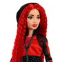 MATTEL Disney Descendants Poupée Chanteuse Red Hwt96 - Langues: Anglais, Français, Allemand, Italien, Portugais, Espagnol - Inspirée du film Descendants 4 - À partir de 4 ans