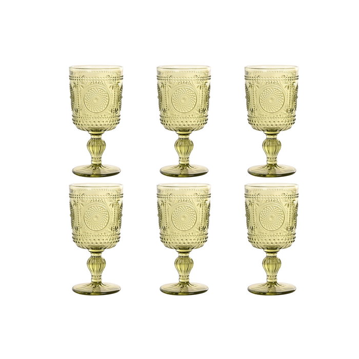 Home ESPRIT Set de Verres Vert 310 ml (6 Unités) Home ESPRIT Set de Verres Vert 310 ml (6 Unités)
