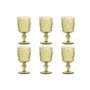 Home ESPRIT Set de Verres Vert 310 ml (6 Unités)