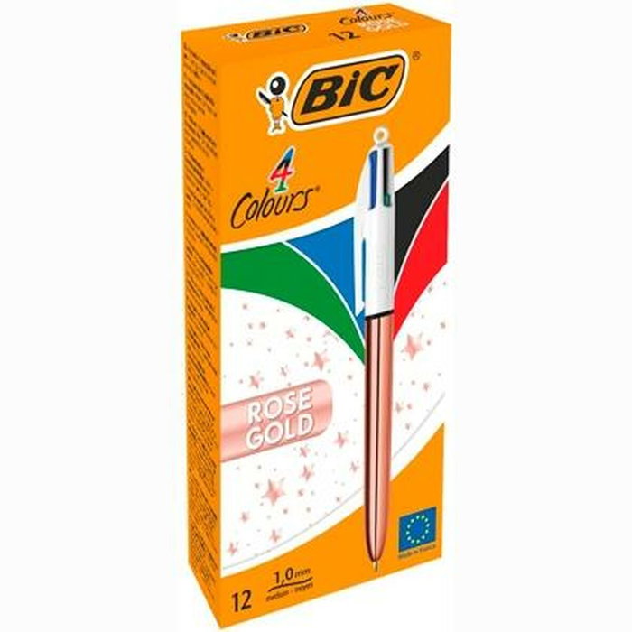 Crayon Bic Blanc Rose (12 Pièces) Crayon Bic Blanc Rose (12 Pièces)
