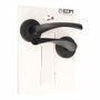 Edm Jeu de rosace modèle 707, aluminium finition noire, Ø 65 mm