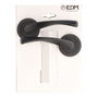 Edm - JEU DE ROSACE 707 - Aluminium Noir - Rosace Diam.65mm Poignée 120mm - Blister