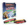 Bizak - Juego Lasershoot, jeu de bataille laser avec masque et effets sonores et lumineux - AAA - Langue : espagnol