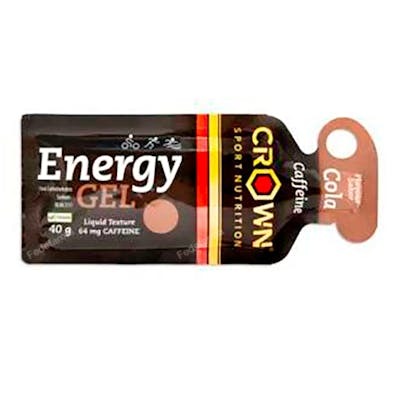 CROWN SPORT NUTRITION Energy Gel Cola + Caféine 40g CROWN SPORT NUTRITION Energy Gel Cola + Caféine 40g
