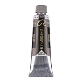 Rembrandt Peinture à l'huile Gris chaud 718, tube 150 ml