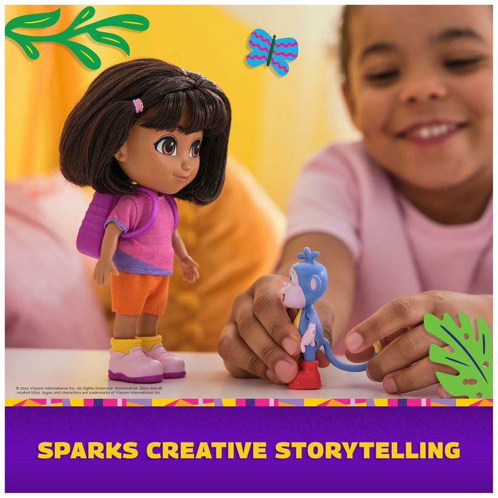 Spin Master Dora - Poupée 15cm et figurine Babouche