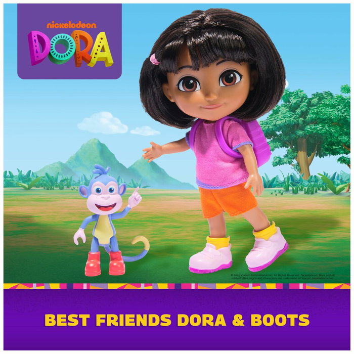 Spin Master Dora - Poupée 15cm et figurine Babouche