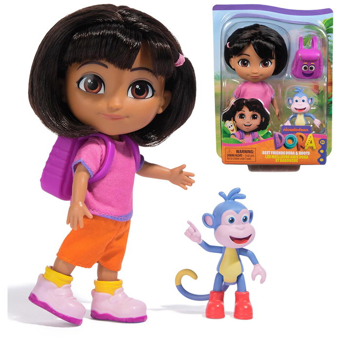 Spin Master Dora - Poupée 15cm et figurine Babouche