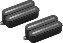 Fishman Set 2 Pastillas Humbucker Fluence Modern Open Core Rails - Negra / Black Nickel