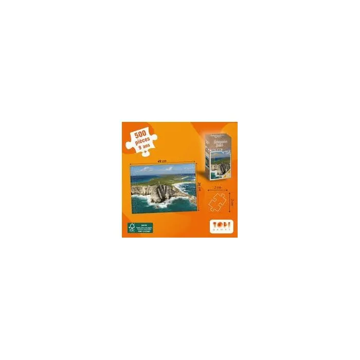 Topi Games Puzzle Échappées Belles Guadeloupe - 500 Pièces - À partir de 10 ans