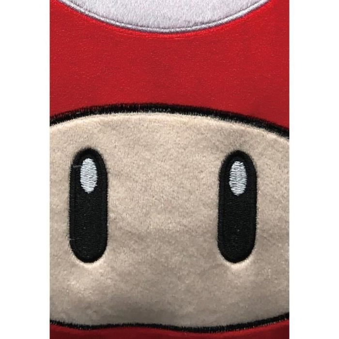 Mario Bros Coussin 3D Champignon en Microfibre 43 x 43 cm Mario Bros Coussin 3D Champignon en Microfibre 43 x 43 cm