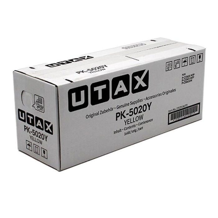 Utax PK-5020Y (1T02YJAUT0) Cartouche Toner Jaune Original, 5000 Pages, Compatible P-C3563DN, P-C3563i MFP, P-C3567i MFP Utax PK-5020Y (1T02YJAUT0) Cartouche Toner Jaune Original, 5000 Pages, Compatible P-C3563DN, P-C3563i MFP, P-C3567i MFP