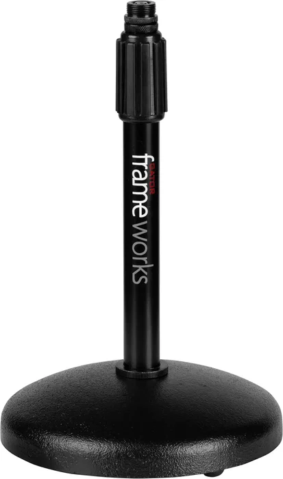 FRAMEWORKS Support Microphone de Table Base Ronde avec Hauteur Réglable FRAMEWORKS Support Microphone de Table Base Ronde avec Hauteur Réglable