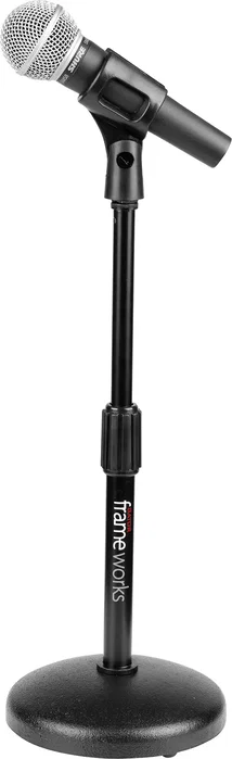 FRAMEWORKS Support Microphone de Table Base Ronde avec Hauteur Réglable FRAMEWORKS Support Microphone de Table Base Ronde avec Hauteur Réglable