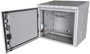 Lanview Midi Classic Armoire pour vidéosurveillance extérieure montée sur poteau pour 4 caméras avec ventilation et rails DIN, dimensions 575 x 425 x 500 mm