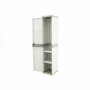 Plastiken Armoire haute vestiaire - 1 porte - Blanc - 35cm