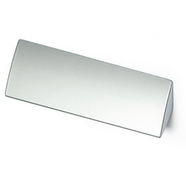 Giusti Poignée Tabla Aluminium RAL 9006 - Entraxe 128 mm
