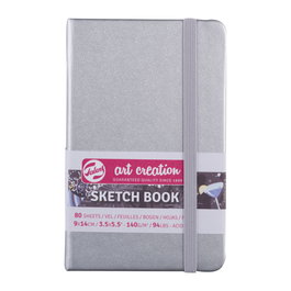 Talens Art Creation Bloc de croquis Argent brillant 9 x 14 cm